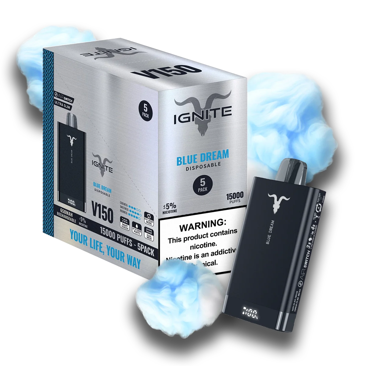 Ignite V150 Vape Device [5 Pack]