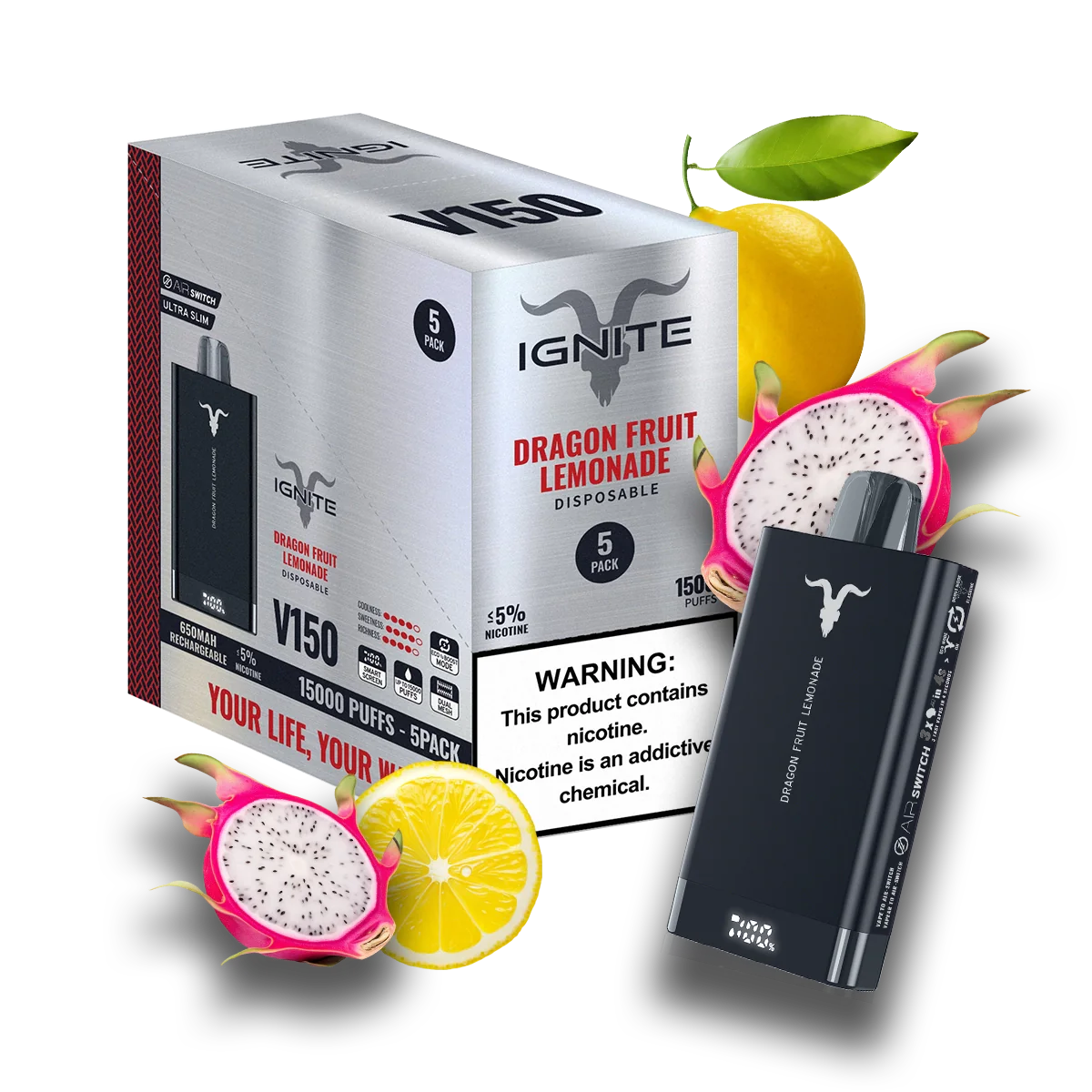 Ignite V150 Vape Device [5 Pack]