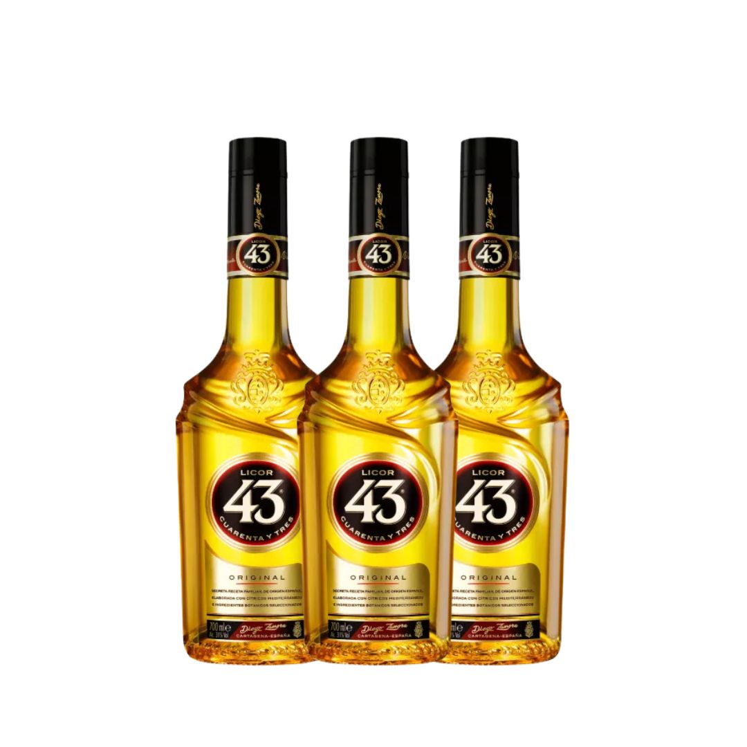 Combo 3 Licor 43 (Cuarenta y Tres) 700 ml