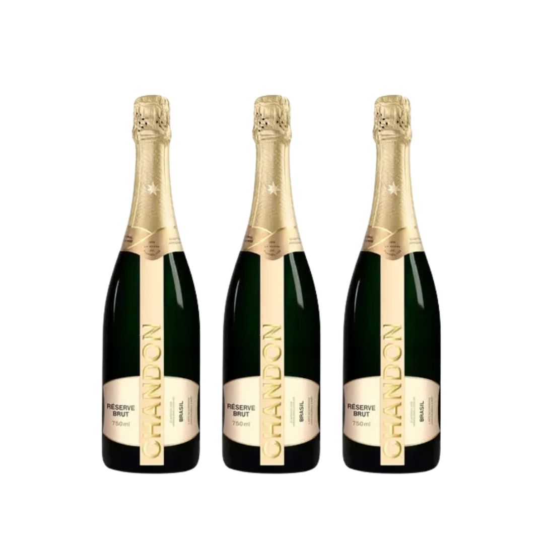 Combo 3 Espumante Chandon Brut 750 ml