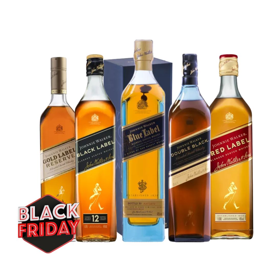 Combo Johnie Walker 750ml - Black Friday 2024