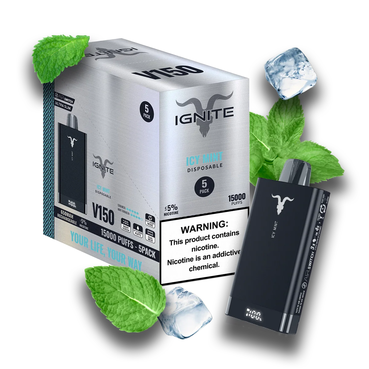 Ignite V150 Vape Device [5 Pack]