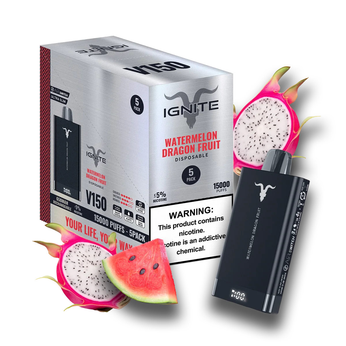 Ignite V150 Vape Device [5 Pack]