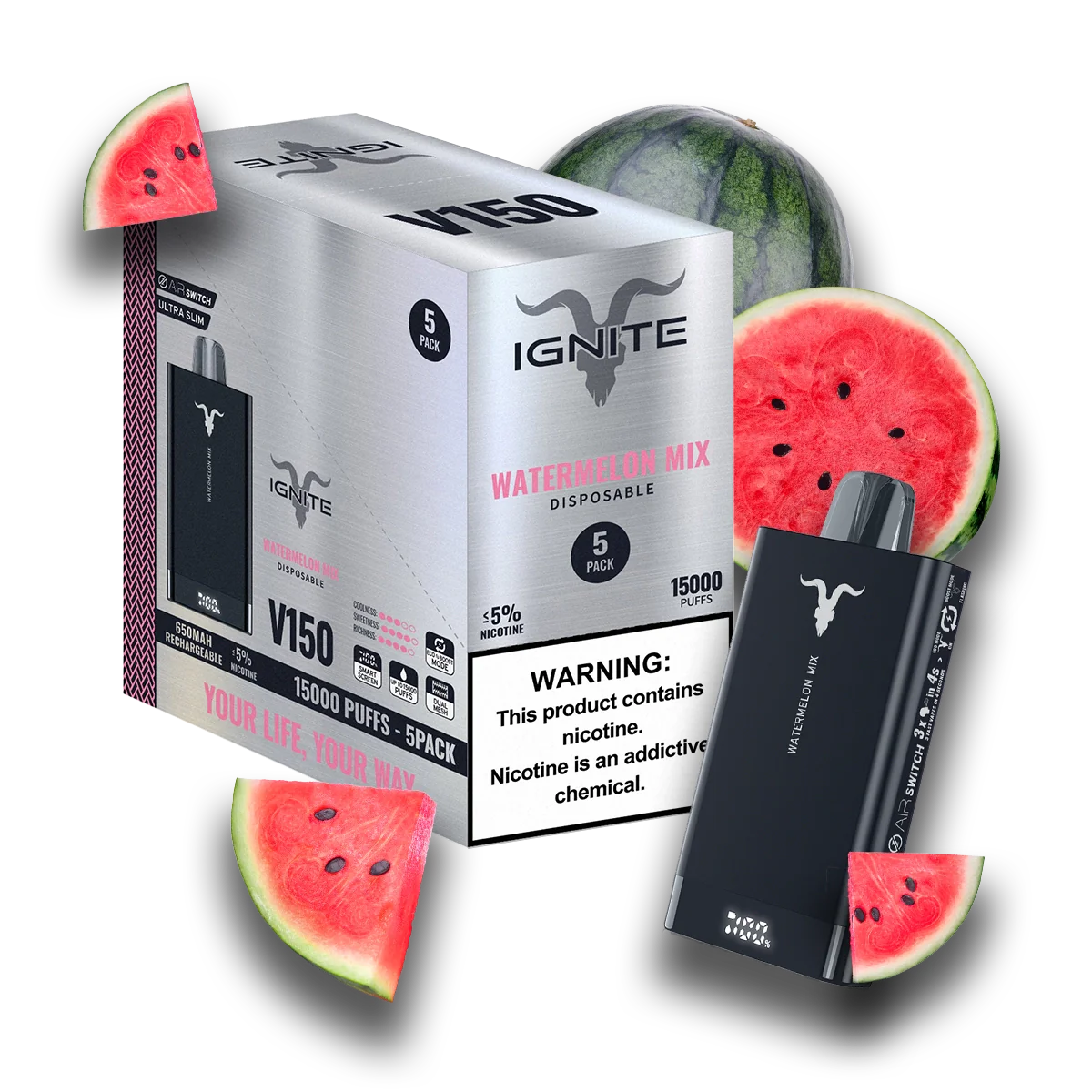 Ignite V150 Vape Device [5 Pack]